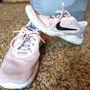 Women's pink Nike running shoes size 8